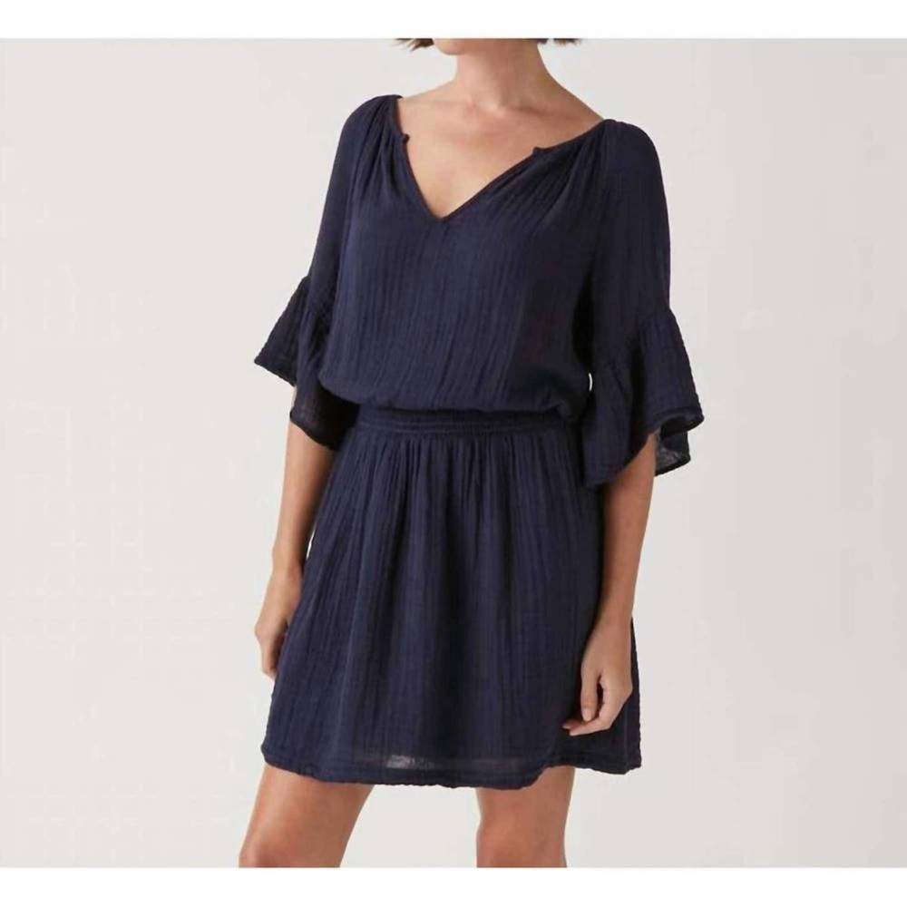 NEW MICHAEL STARS katelyn mini dress in admiral